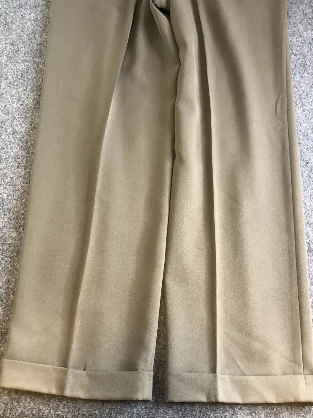 Lauren Ralph Lauren Pants Mens 36x32 Beige Taupe Double Pleated High Waist